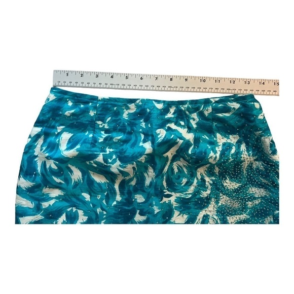 Anthropologie Silk Floral Maxi Skirt Size 2 - Picture 7 of 9